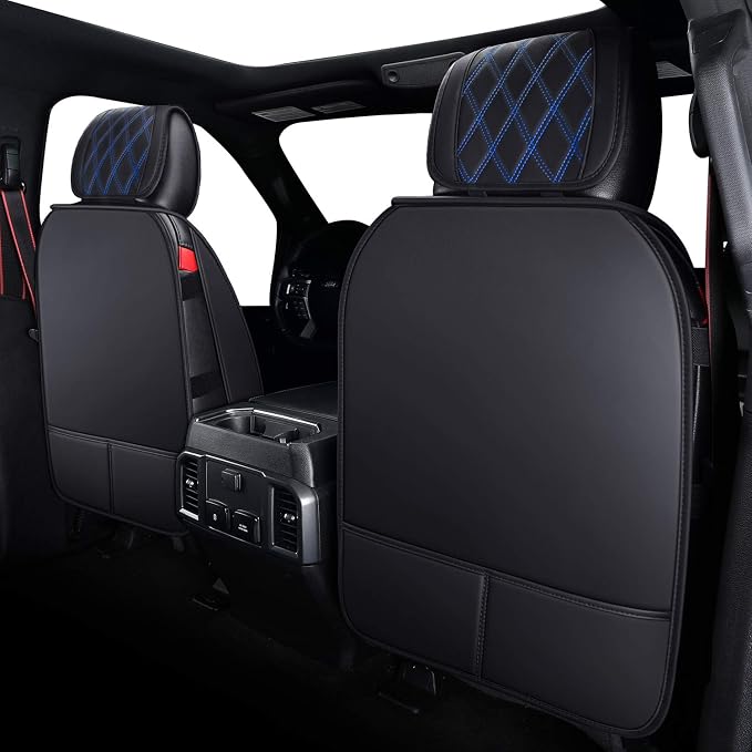 Seat Covers for Multiple Vehicles — Front Seat — Black / Blue