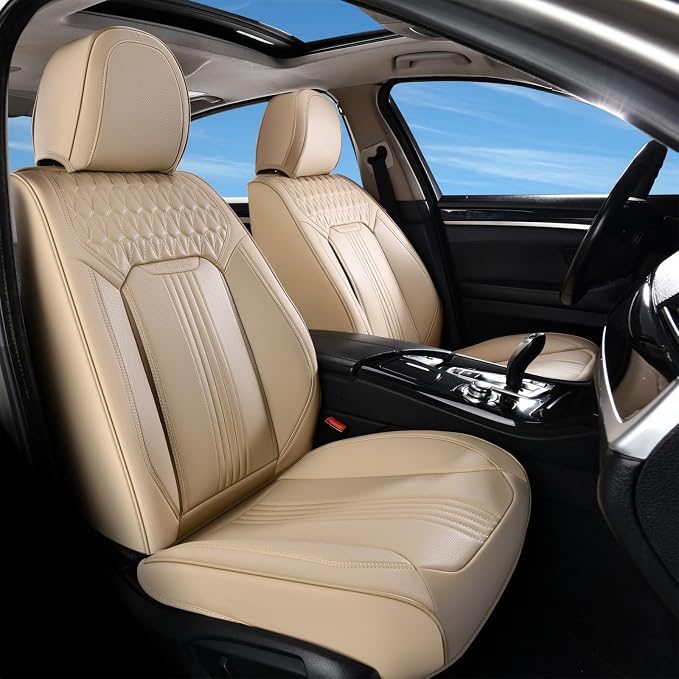 Universal Seat Covers — Full Set — Beige