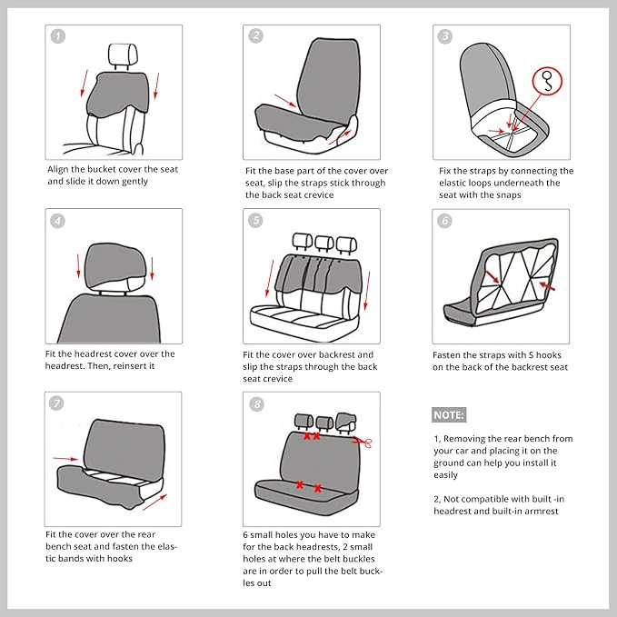 Universal Seat Covers — Full Set