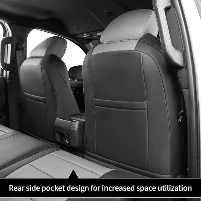 Seat Covers for Toyota Tacoma — Full Set — Black / Gray