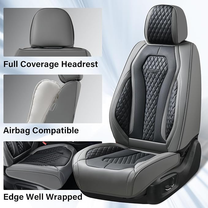Universal Seat Covers — Full Set — Black
