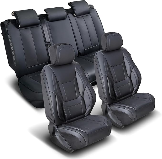 Seat Covers for Chevrolet Silverado — Full Set — Black