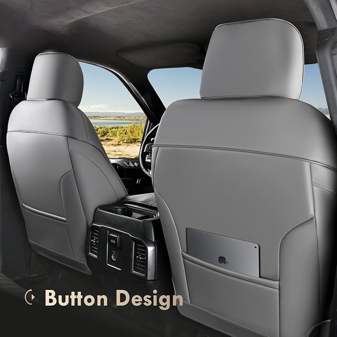 Seat Covers for Multiple Vehicles — Full Set — Gray