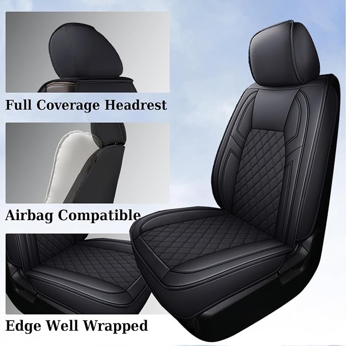 Seat Covers for Toyota Tundra — Full Set — Black