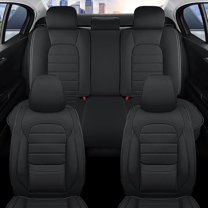 Universal Seat Covers — Full Set — Black