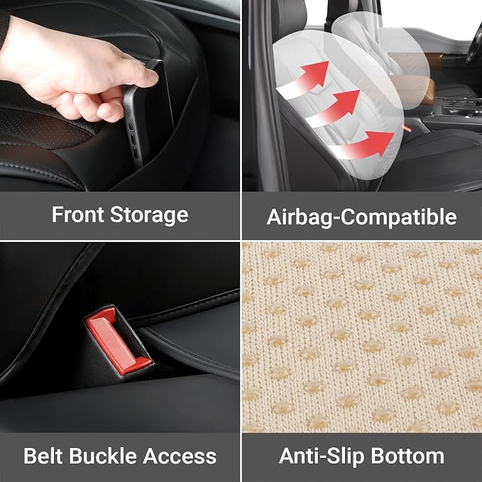 Seat Covers for Chevrolet Silverado — Full Set — Black