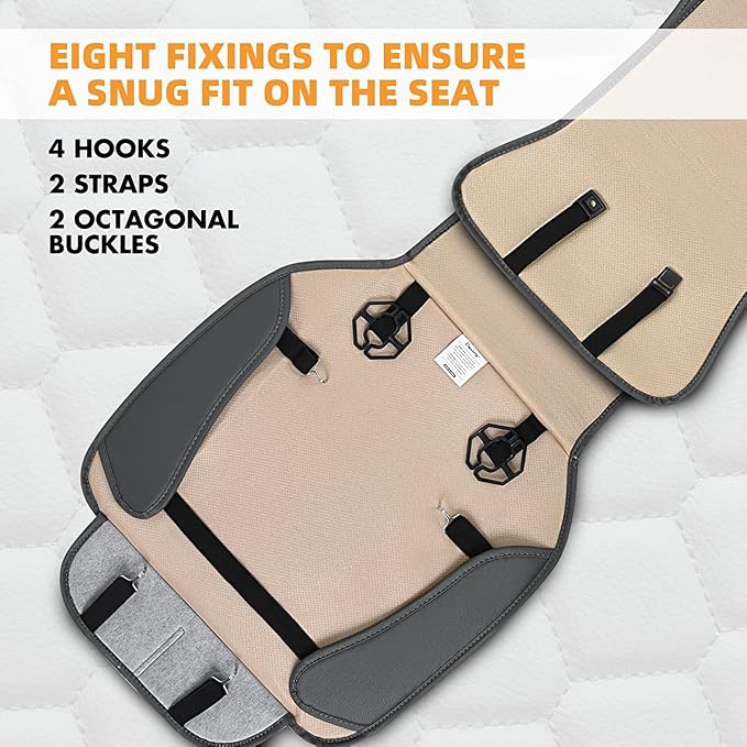 Universal Seat Covers — Front Seat — Gray