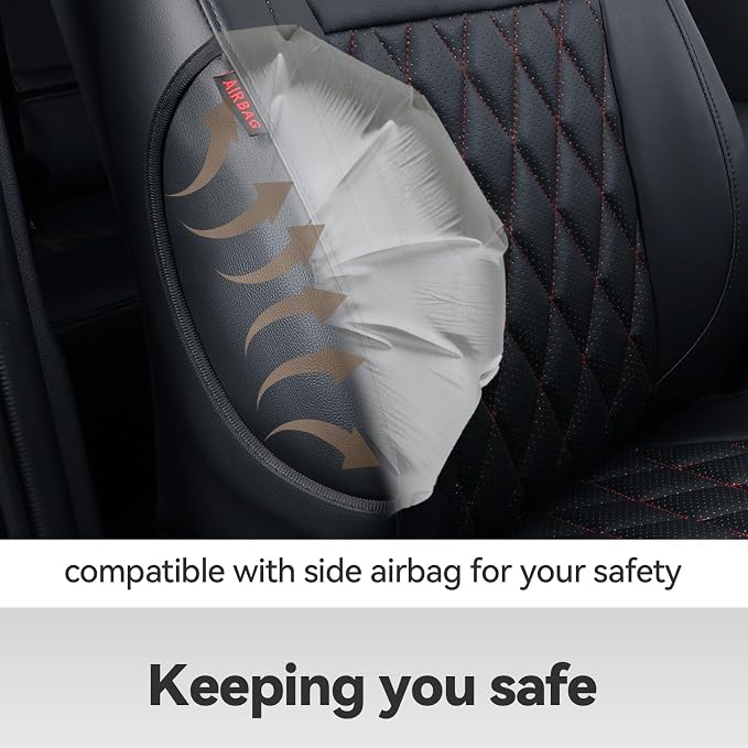 Seat Covers for Toyota Tacoma — Front Seat — Black