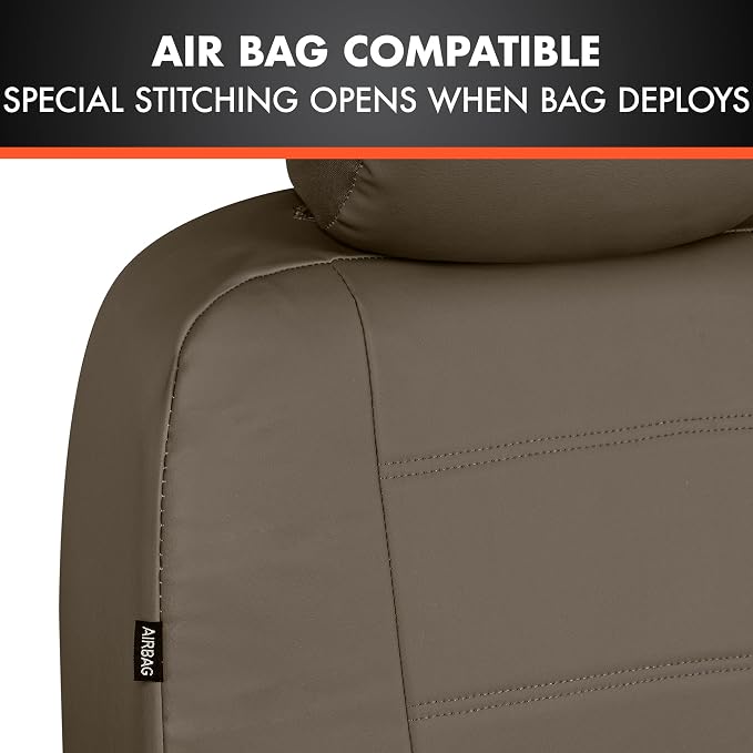 Universal Seat Covers — Full Set — Beige