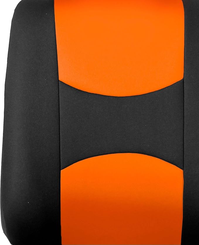 Pet Car Seat Protector — Rear Seat — Orange