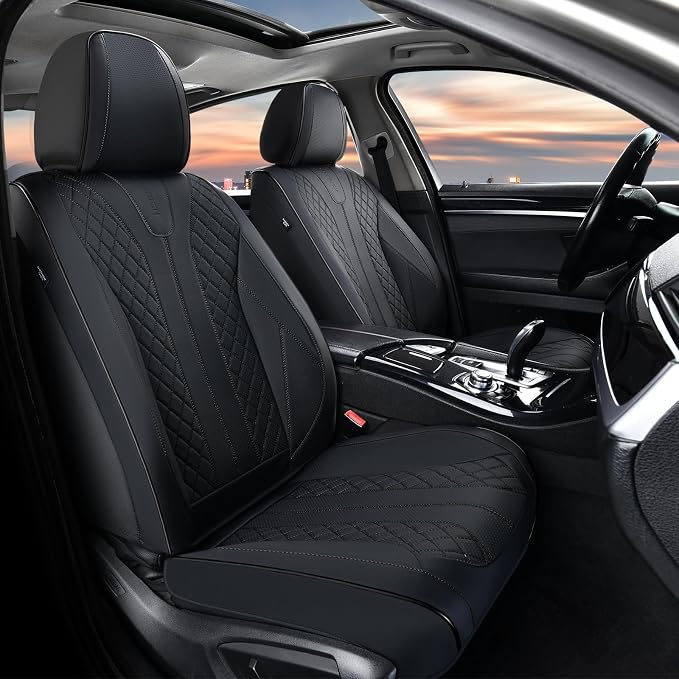 Universal Seat Covers — Front Seat — Black
