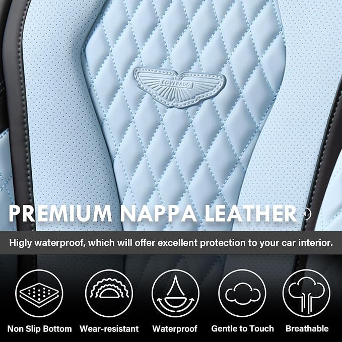 Universal Seat Covers — Front Seat — Blue