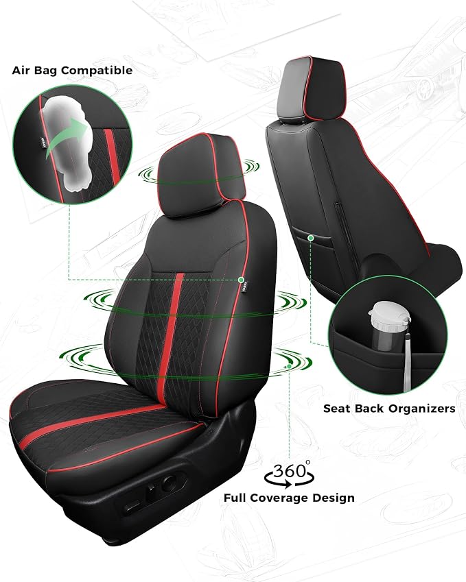 Faux Leather Seat Covers for Chevrolet Silverado / GMC Sierra