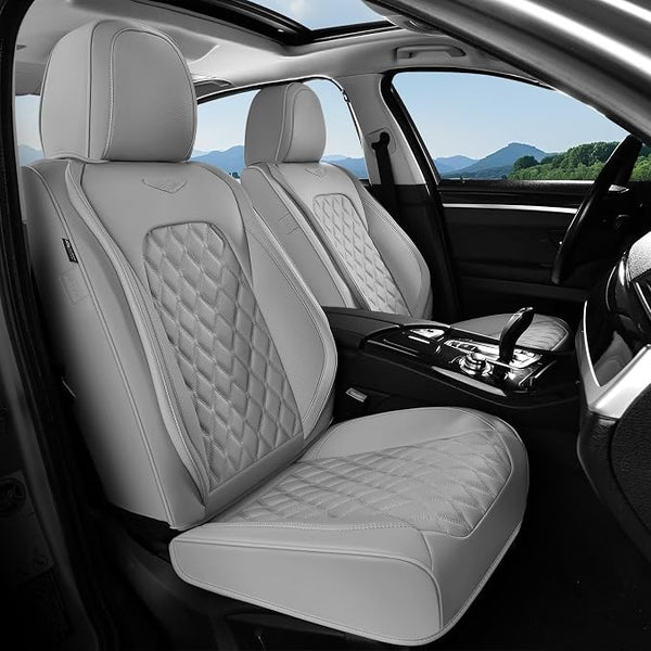 Universal Seat Covers — Front Seat — Gray