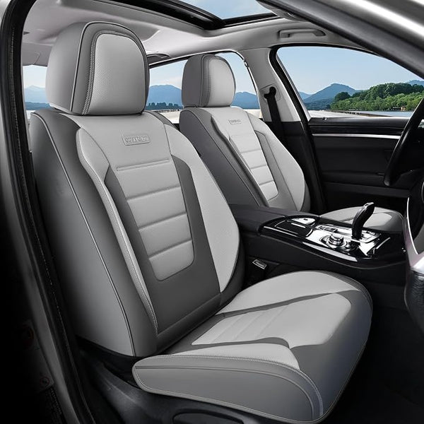 Universal Seat Covers — Front Seat — Gray