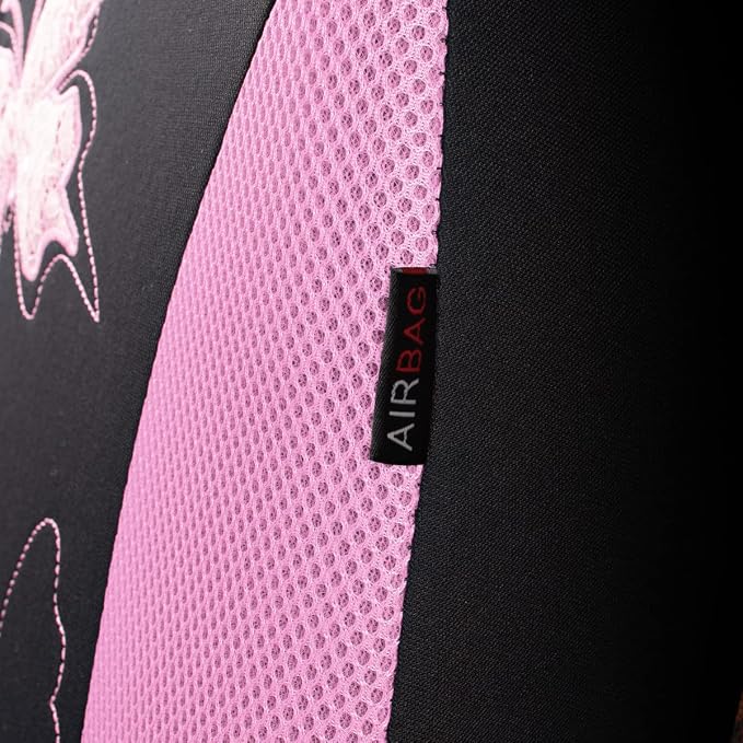 Universal Seat Covers — Front Seat — Pink