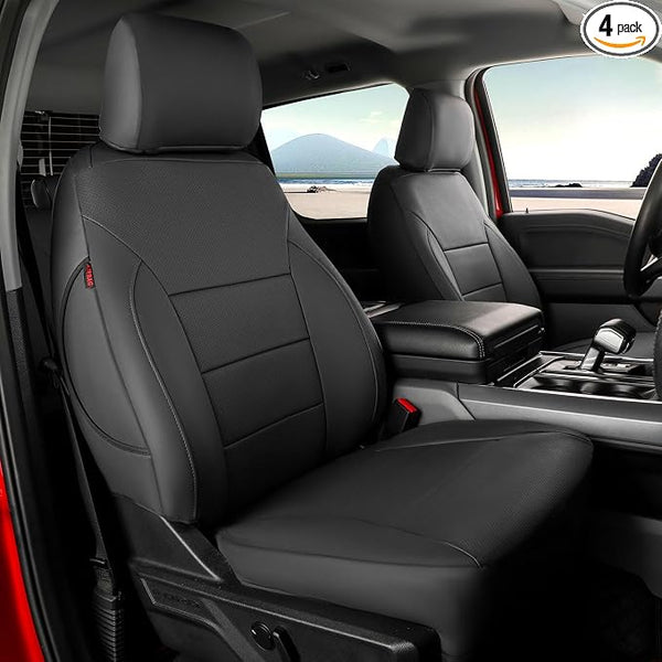 Seat Covers for Multiple Vehicles — Full Set — Black