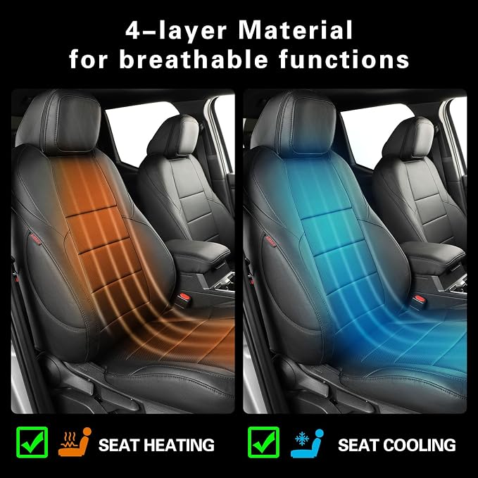 Seat Covers for Toyota Tacoma — Front Seat — Black
