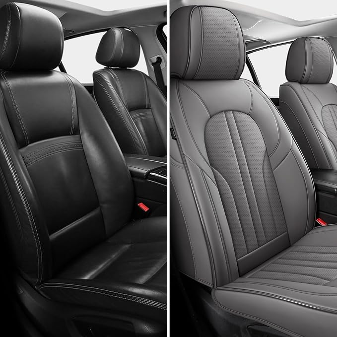 Universal Seat Covers — Front Seat — Gray