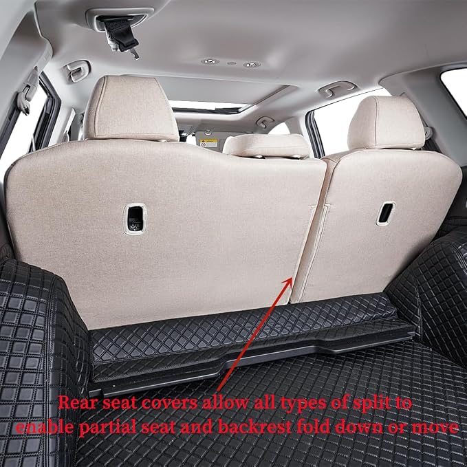 Seat Covers for Toyota Tacoma — Full Set — Beige