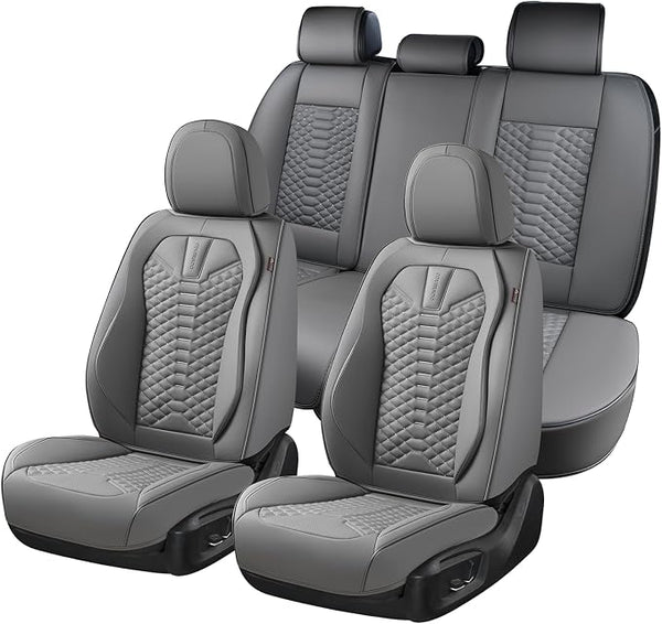 Universal Seat Covers — Full Set — Gray