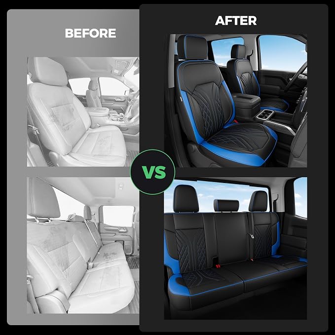 Seat Covers for Chevrolet Silverado / GMC Sierra — Full Set