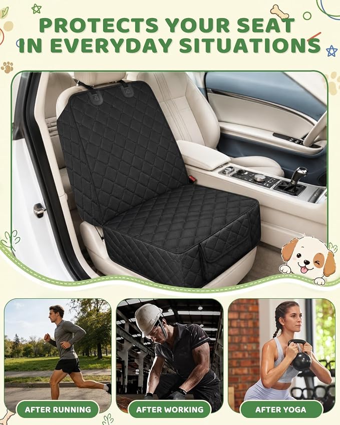 Pet Car Seat Protector — Black