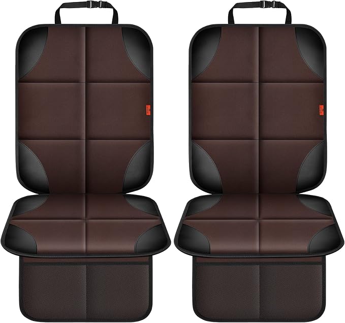 Child Car Seat Protector — Brown