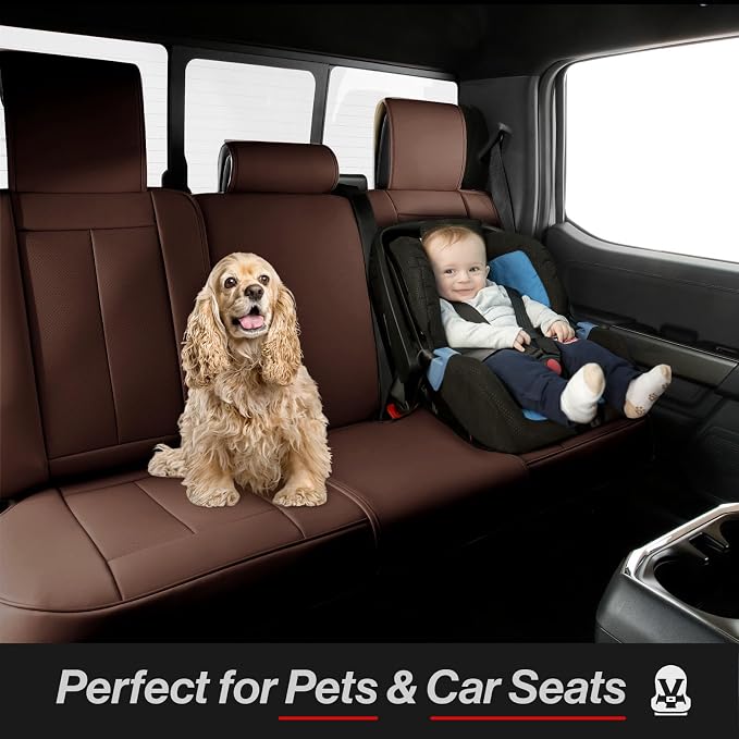 Seat Covers for GMC Sierra — Full Set — Brown