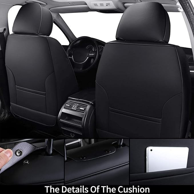 Universal Seat Covers — Front Seat — Black