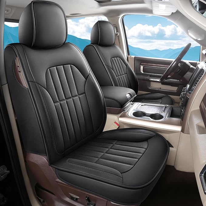 Seat Covers for Multiple Vehicles — Front Seat — Black