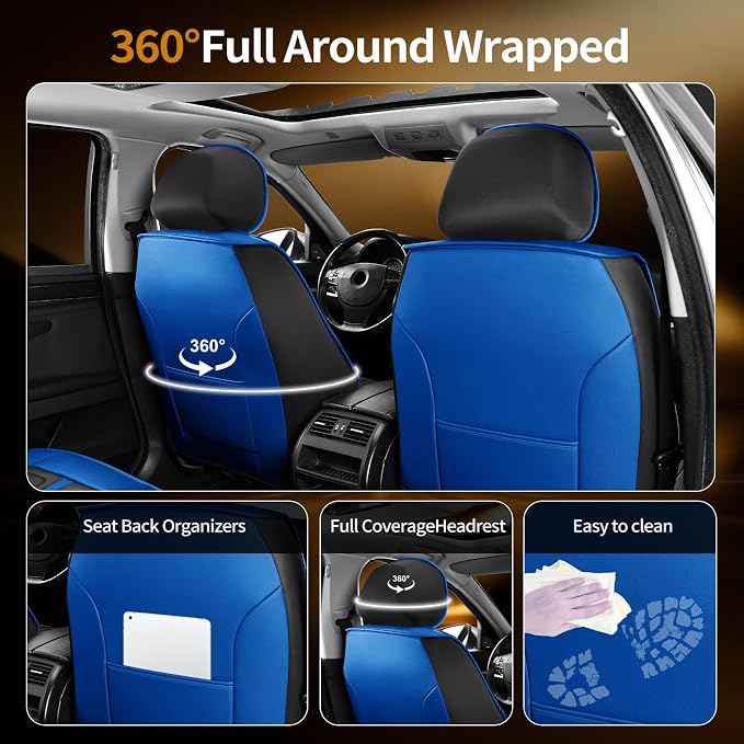 Seat Covers for Nissan Maxima — Front Seat — Blue