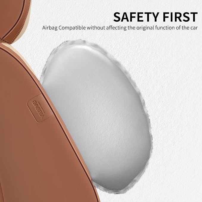 Universal Seat Covers — Front Seat — Beige