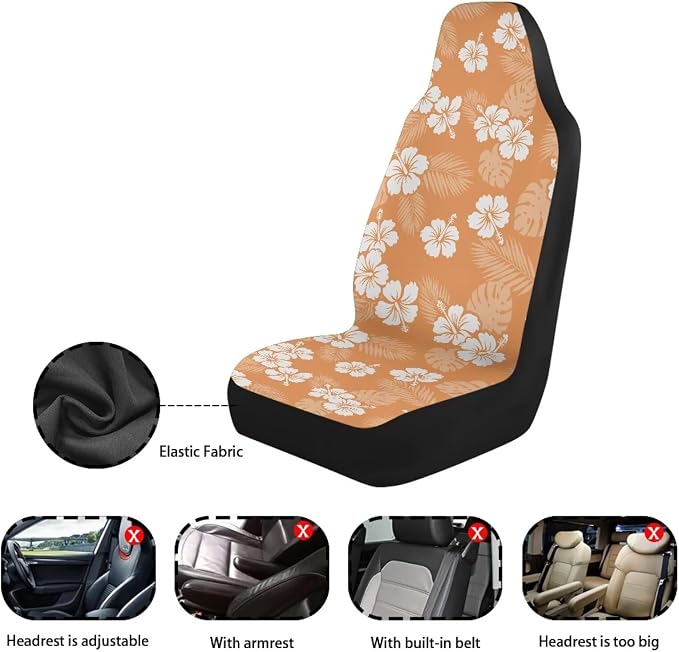 Fabric Car Seat Covers — Front Seat