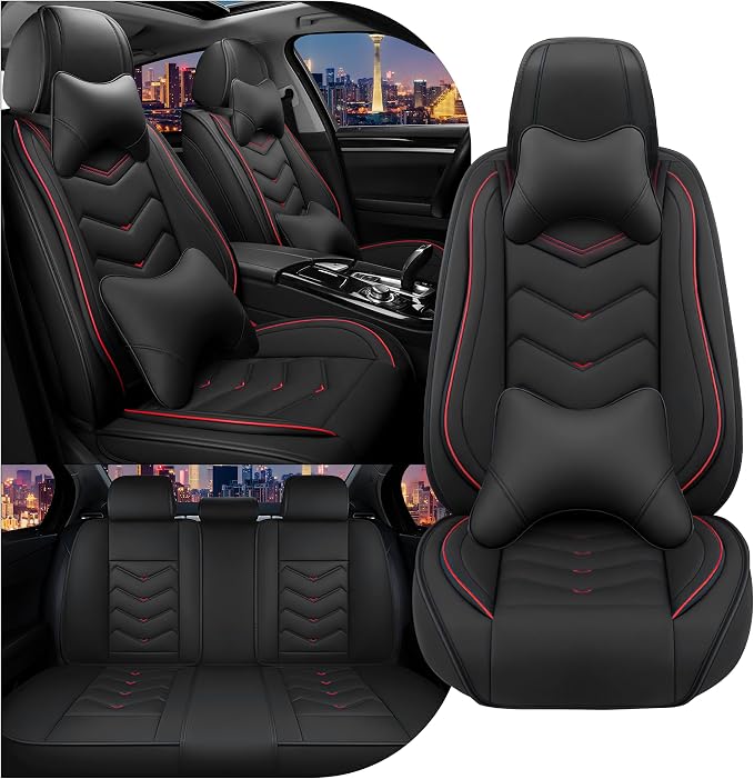 Seat Covers for Honda Civic — Full Set — Black