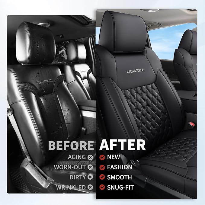 Seat Covers for Multiple Vehicles — Front Seat — Black