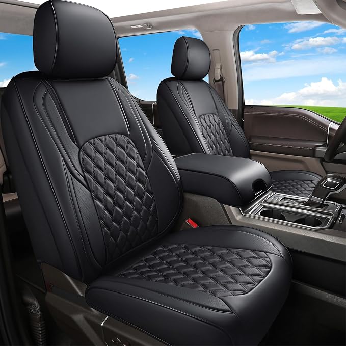 Seat Covers for Toyota Tacoma — Front Seat — Black