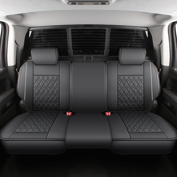 Seat Covers for Chevrolet Silverado / GMC Sierra — Full Set — Black / Gray