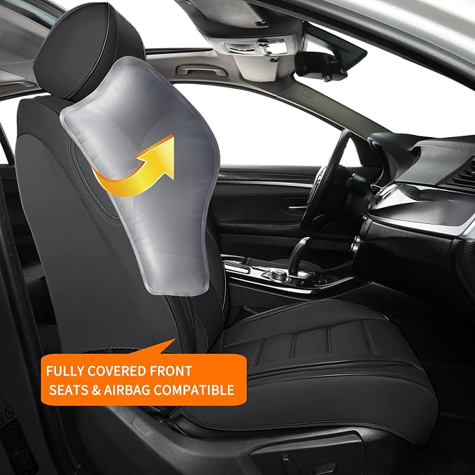 Universal Seat Covers — Full Set — Black