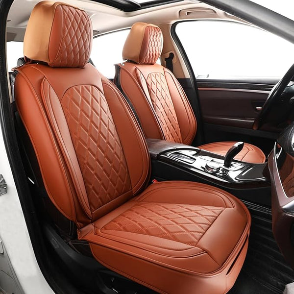 Universal Seat Covers — Front Seat — Brown
