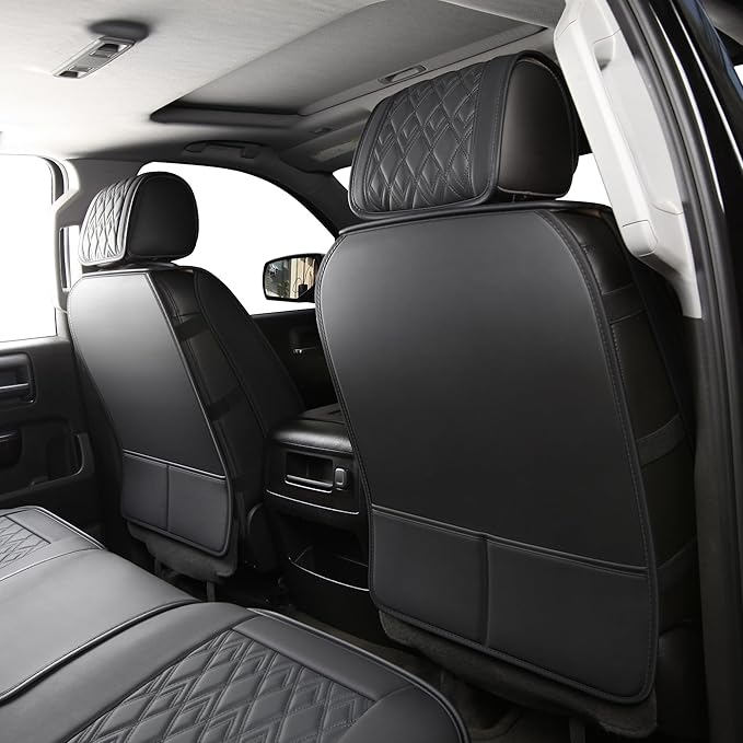 Seat Covers for Chevrolet Silverado / GMC Sierra — Full Set — Black / Gray