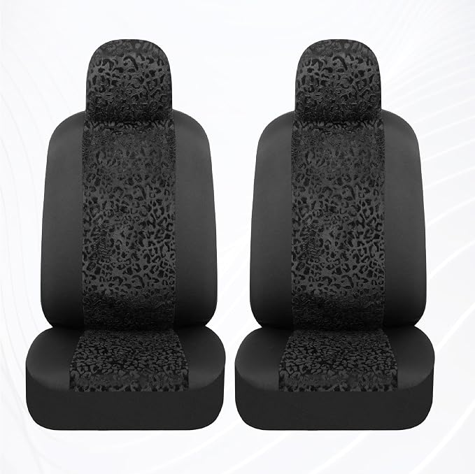 Car Seat Covers — Front Seat — Black