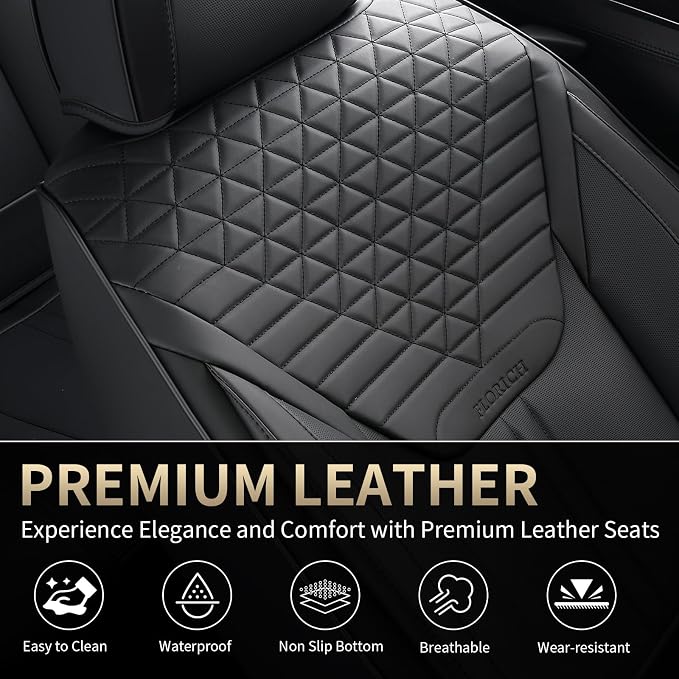 Universal Seat Covers — Full Set — Black
