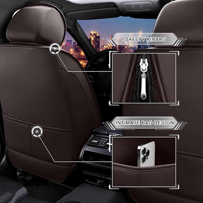 Seat Covers for Honda Civic — Coffee
