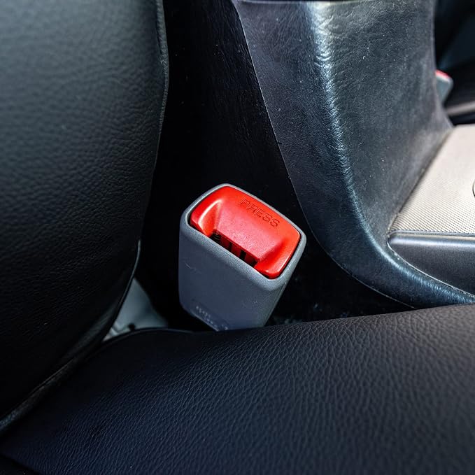 Faux Leather Seat Covers for Toyota Tacoma — Black / Red