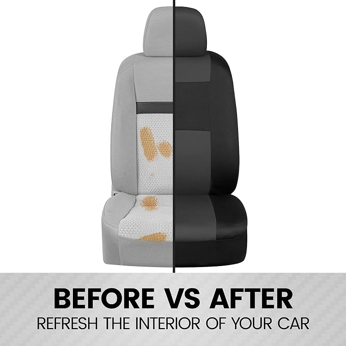 Universal Seat Covers — Front Seat — Black
