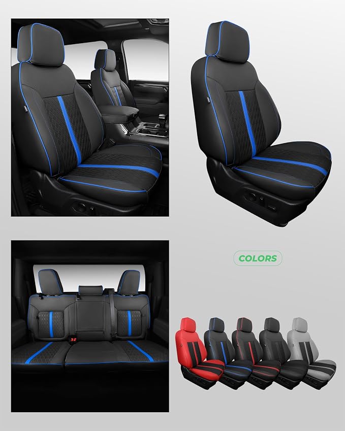 Faux Leather Seat Covers for Chevrolet Silverado / GMC Sierra
