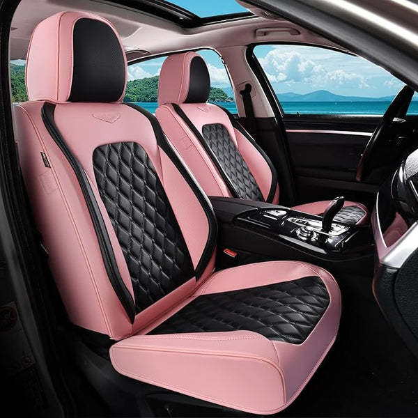 Faux Leather Car Seat Covers — Full Set
