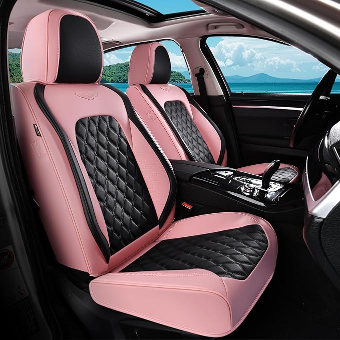 Faux Leather Car Seat Covers — Full Set