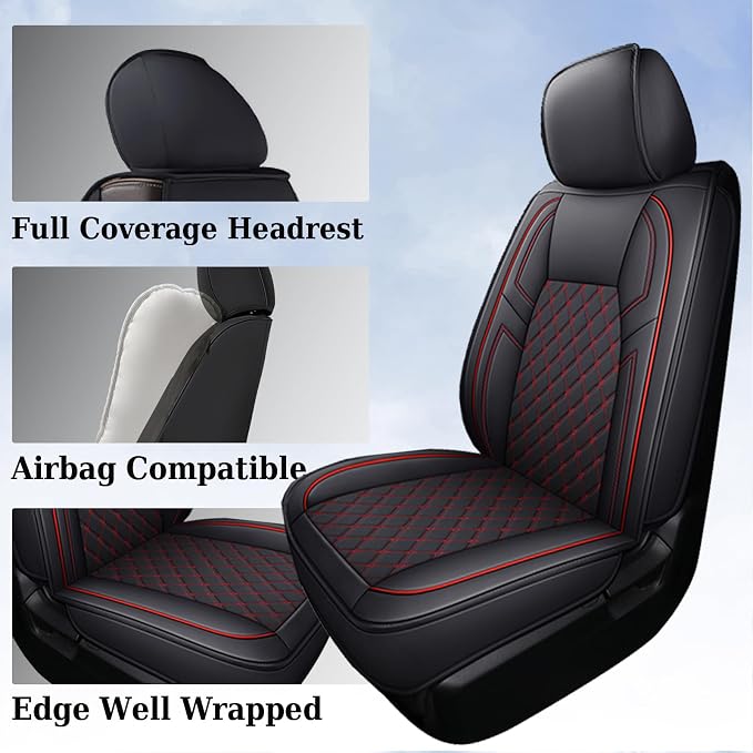 Seat Covers for Toyota Tundra — Full Set — Red